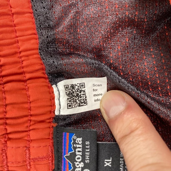Patagonia Netplus Shells Shorts Men Orange XL Lined Drawstring Athletic Outdoor - Picture 7 of 11